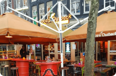 De Coco Outback is niet alleen een plek om het te doen
                                            heerlijke drankjes en gerechten, evenals
                                            centrum van diversiteit en onvergetelijk
                                            evenementen.